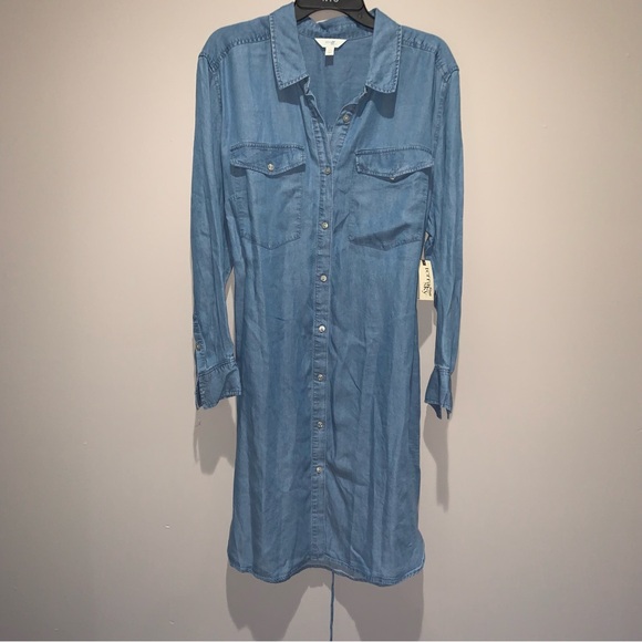 NWT TERRA & SKY MINI SHIRT DRESS SIZE 2x 20-22W - Picture 4 of 7